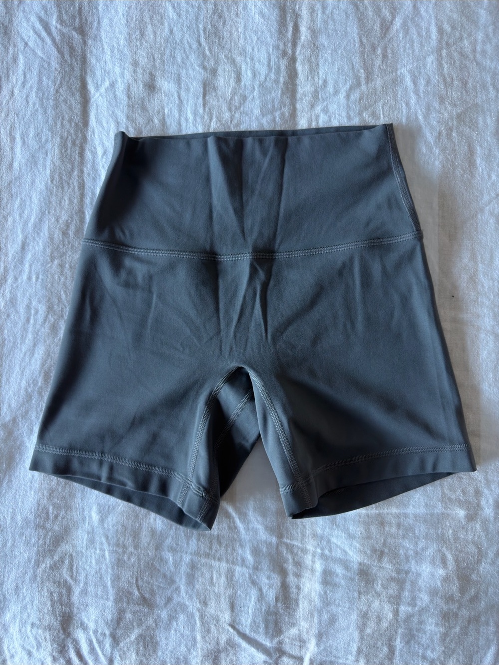 lululemon athletica Align No Front Seam Bike Shorts in Charcoal Grey